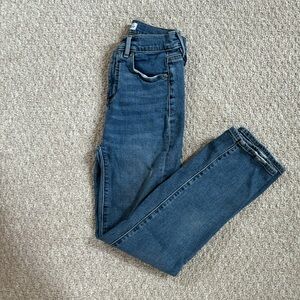 LOFT Petite High Waist Straight Jeans 24P/00P